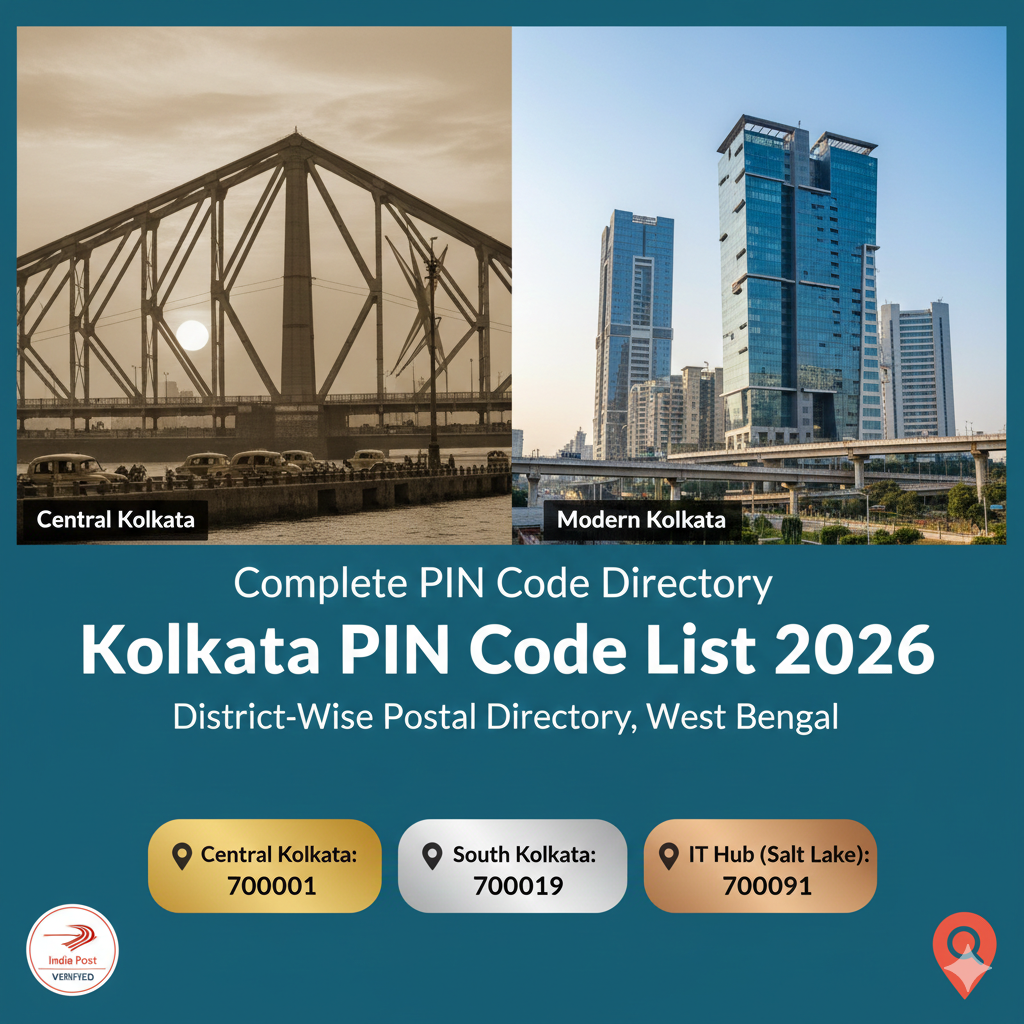 Kolkata District PIN Code List
